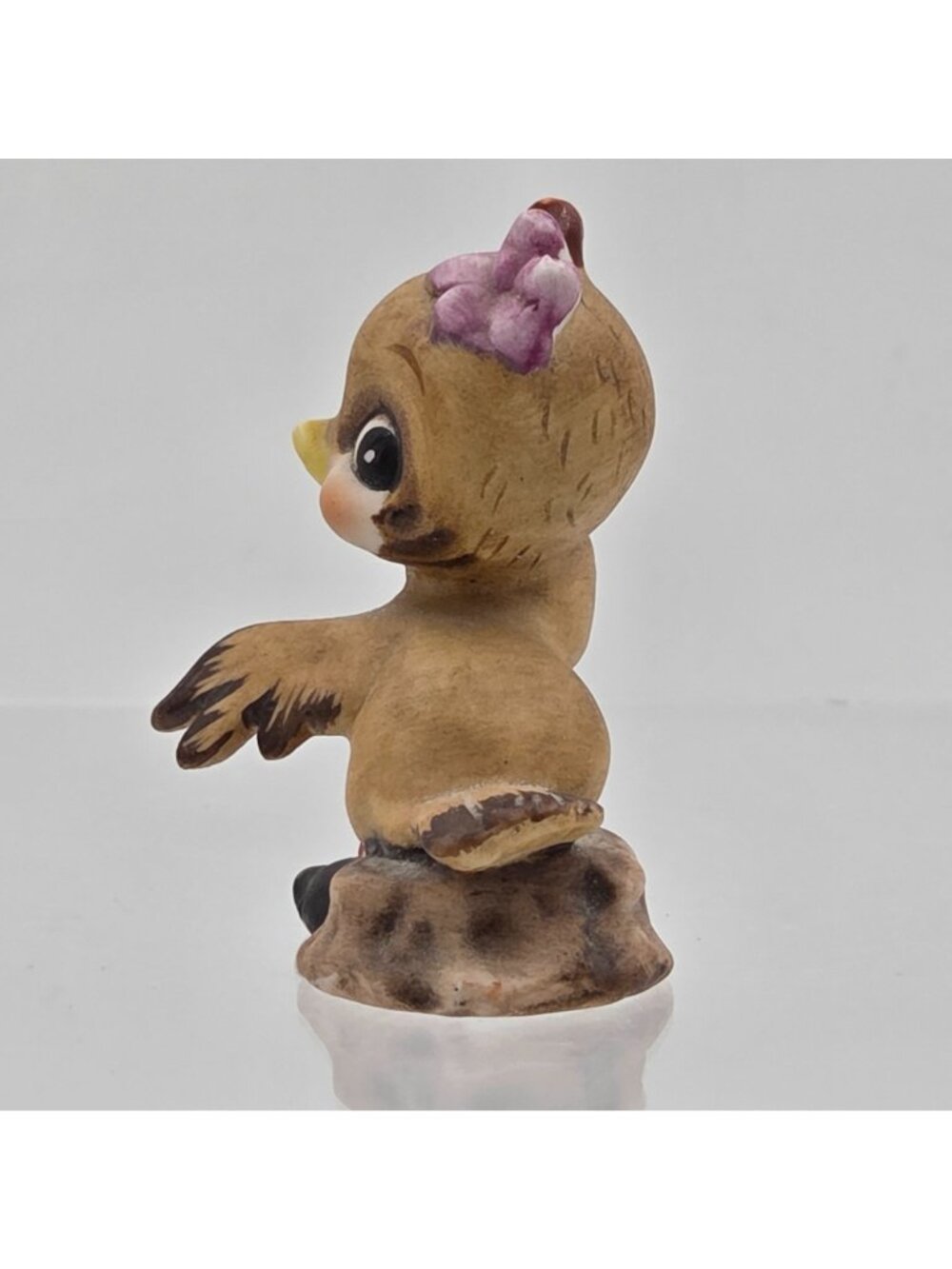 Josef Originals Twilly Bird Figurine TMR-8K Brown Orange 1970s Retro - Picture 3 of 7